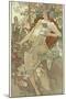 The Seasons: Autumn, 1896-Alphonse Mucha-Mounted Giclee Print