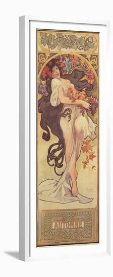 The Seasons: Autumn, 1897-Alphonse Mucha-Framed Premium Giclee Print