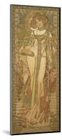 The Seasons: Autumn, 1900-Alphonse Mucha-Mounted Premium Giclee Print