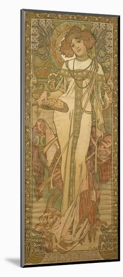 The Seasons: Autumn, 1900-Alphonse Mucha-Mounted Premium Giclee Print