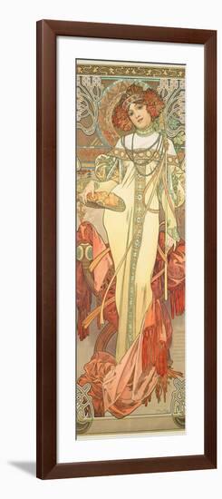 The Seasons: Autumn, 1900-Alphonse Mucha-Framed Giclee Print