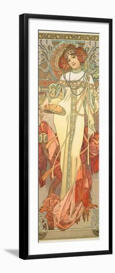 The Seasons: Autumn, 1900-Alphonse Mucha-Framed Giclee Print