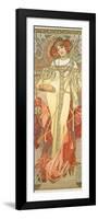 The Seasons: Autumn, 1900-Alphonse Mucha-Framed Giclee Print