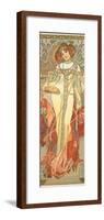 The Seasons: Autumn, 1900-Alphonse Mucha-Framed Giclee Print