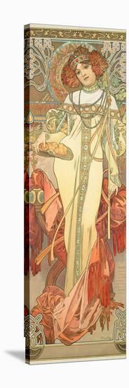 The Seasons: Autumn, 1900-Alphonse Mucha-Stretched Canvas