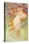 The Seasons: Spring, 1896-Alphonse Mucha-Stretched Canvas