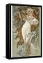 The Seasons: Spring, 1896-Alphonse Mucha-Framed Stretched Canvas