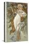 The Seasons: Spring, 1896-Alphonse Mucha-Stretched Canvas