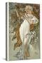 The Seasons: Spring, 1896-Alphonse Mucha-Stretched Canvas