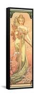 The Seasons: Spring, 1900-Alphonse Mucha-Framed Stretched Canvas