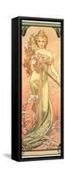 The Seasons: Spring, 1900-Alphonse Mucha-Framed Stretched Canvas