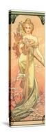 The Seasons: Spring, 1900-Alphonse Mucha-Stretched Canvas
