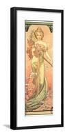 The Seasons: Spring, 1900-Alphonse Mucha-Framed Giclee Print