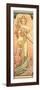 The Seasons: Spring, 1900-Alphonse Mucha-Framed Premium Giclee Print