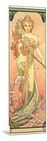 The Seasons: Spring, 1900-Alphonse Mucha-Mounted Giclee Print