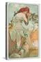 The Seasons: Summer, 1896-Alphonse Mucha-Stretched Canvas