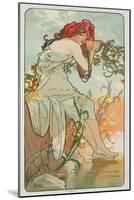 The Seasons: Summer, 1896-Alphonse Mucha-Mounted Giclee Print