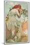 The Seasons: Summer, 1896-Alphonse Mucha-Mounted Giclee Print