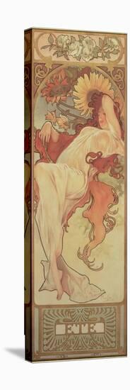 The Seasons: Summer, 1897-Alphonse Mucha-Stretched Canvas