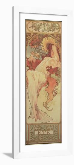 The Seasons: Summer, 1897-Alphonse Mucha-Framed Giclee Print