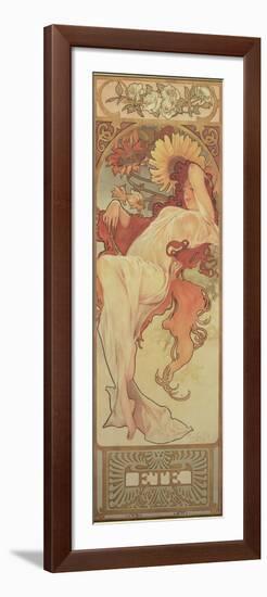 The Seasons: Summer, 1897-Alphonse Mucha-Framed Giclee Print