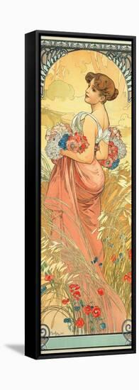 The Seasons: Summer, 1900-Alphonse Mucha-Framed Stretched Canvas