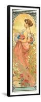 The Seasons: Summer, 1900-Alphonse Mucha-Framed Giclee Print