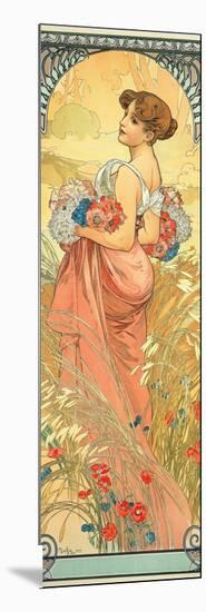 The Seasons: Summer, 1900-Alphonse Mucha-Mounted Giclee Print