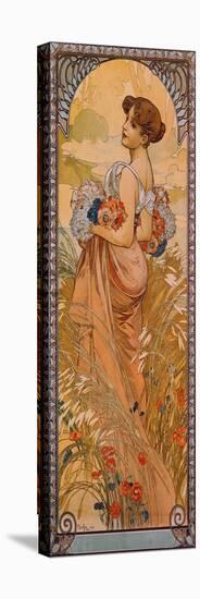 The Seasons: Summer, 1900-Alphonse Mucha-Stretched Canvas