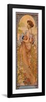 The Seasons: Summer, 1900-Alphonse Mucha-Framed Giclee Print