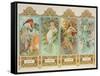 The Seasons: Variant 3-Alphonse Mucha-Framed Stretched Canvas