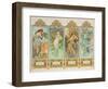 The Seasons: Variant 3-Alphonse Mucha-Framed Giclee Print