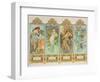 The Seasons: Variant 3-Alphonse Mucha-Framed Giclee Print