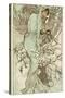 The Seasons: Winter, 1896-Alphonse Mucha-Stretched Canvas