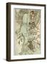 The Seasons: Winter, 1896-Alphonse Mucha-Framed Giclee Print