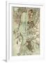 The Seasons: Winter, 1896-Alphonse Mucha-Framed Giclee Print