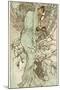 The Seasons: Winter, 1896-Alphonse Mucha-Mounted Giclee Print