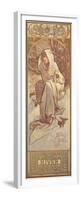 The Seasons: Winter, 1897-Alphonse Mucha-Framed Premium Giclee Print