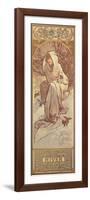 The Seasons: Winter, 1897-Alphonse Mucha-Framed Premium Giclee Print