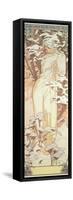 The Seasons: Winter, 1900-Alphonse Mucha-Framed Stretched Canvas