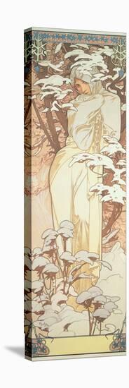 The Seasons: Winter, 1900-Alphonse Mucha-Stretched Canvas