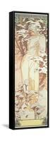 The Seasons: Winter, 1900-Alphonse Mucha-Framed Stretched Canvas