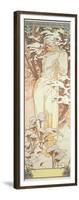 The Seasons: Winter, 1900-Alphonse Mucha-Framed Giclee Print