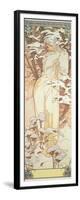 The Seasons: Winter, 1900-Alphonse Mucha-Framed Giclee Print