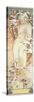 The Seasons: Winter, 1900-Alphonse Mucha-Stretched Canvas