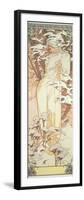 The Seasons: Winter, 1900-Alphonse Mucha-Framed Premium Giclee Print