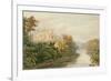 The Seat of G.B. Greenough Esq., Regent's Park, from Ackermann's 'Repository of Arts'-English-Framed Giclee Print