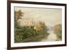 The Seat of G.B. Greenough Esq., Regent's Park, from Ackermann's 'Repository of Arts'-English-Framed Giclee Print