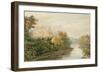 The Seat of G.B. Greenough Esq., Regent's Park, from Ackermann's 'Repository of Arts'-English-Framed Giclee Print