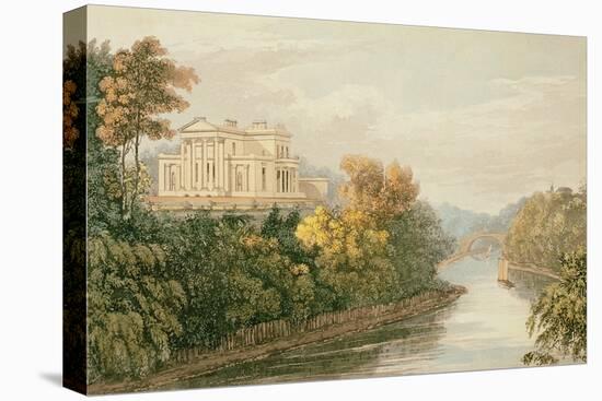 The Seat of G.B. Greenough Esq., Regent's Park, from Ackermann's 'Repository of Arts'-English-Stretched Canvas